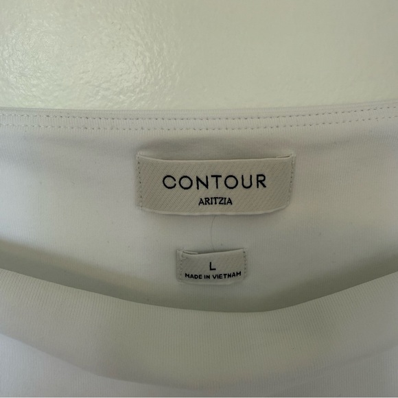 Aritzia Contour Squareneck White Bodysuit - Picture 3 of 3